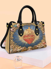 Damen Faith Cross Ledertasche Umhängetasche